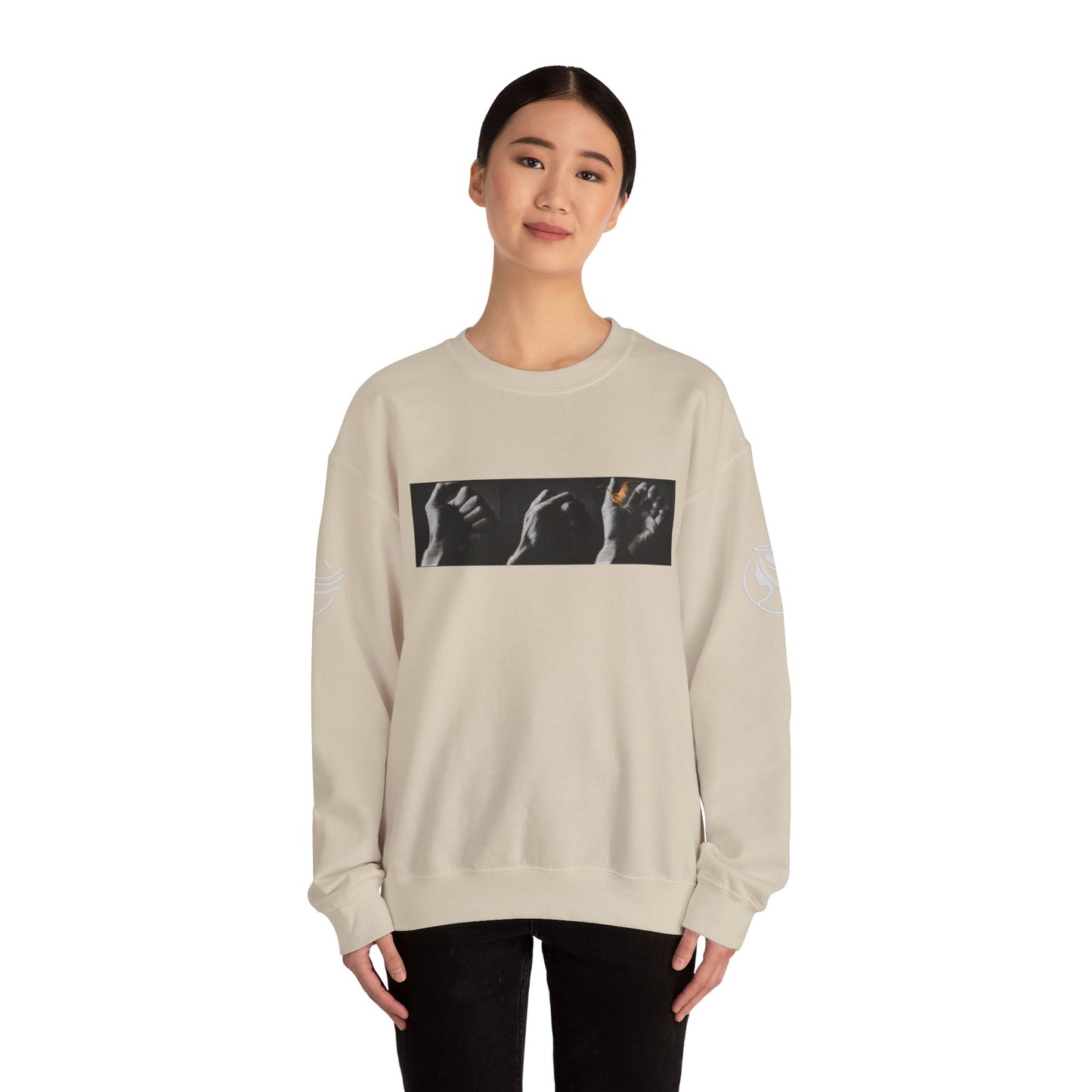 Release you inner butterfly in this Crewneck Sweatshirt