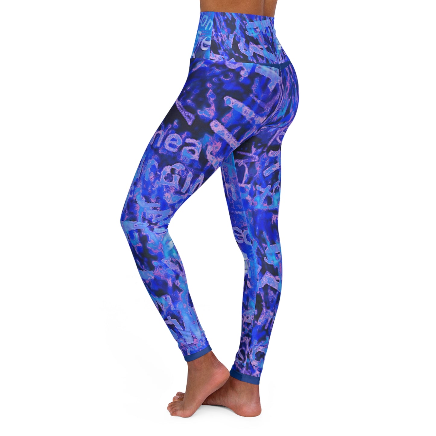 Yoga Leggings - Vibrant Kundalini Consciousness Print