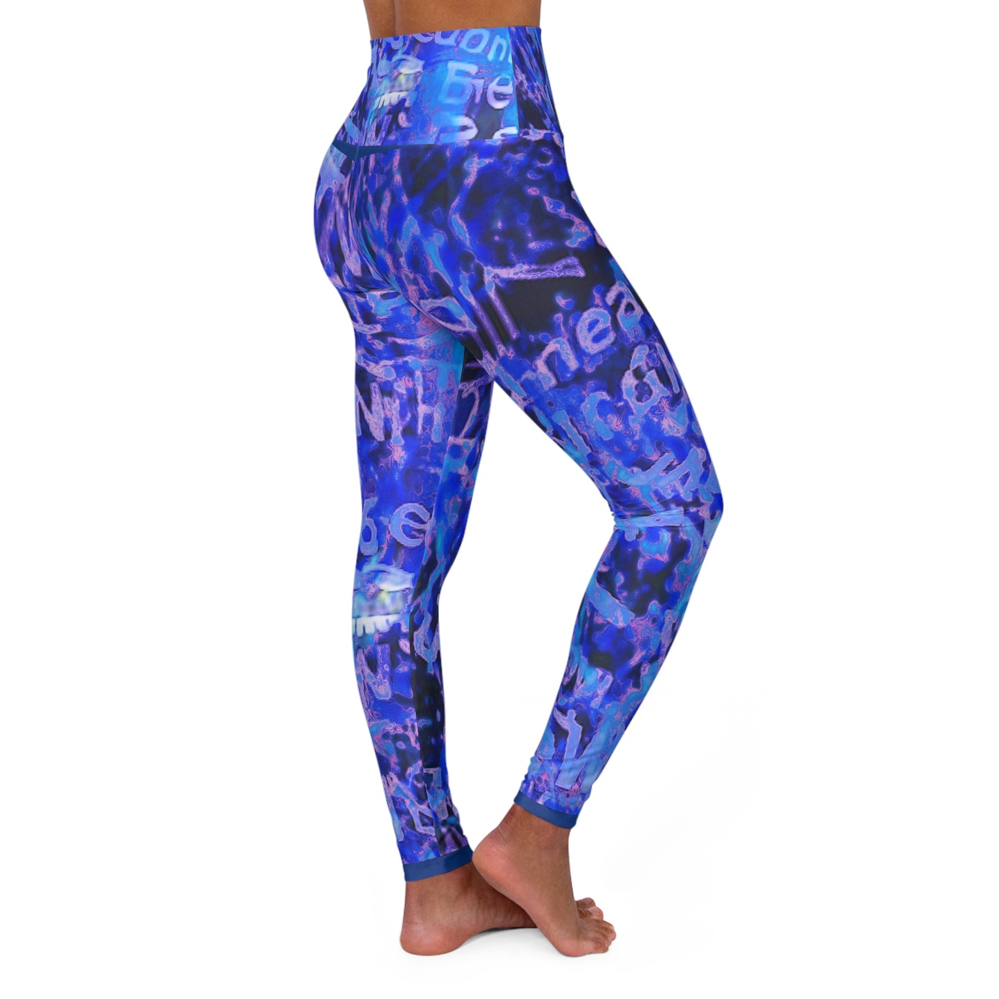 Yoga Leggings - Vibrant Kundalini Consciousness Print