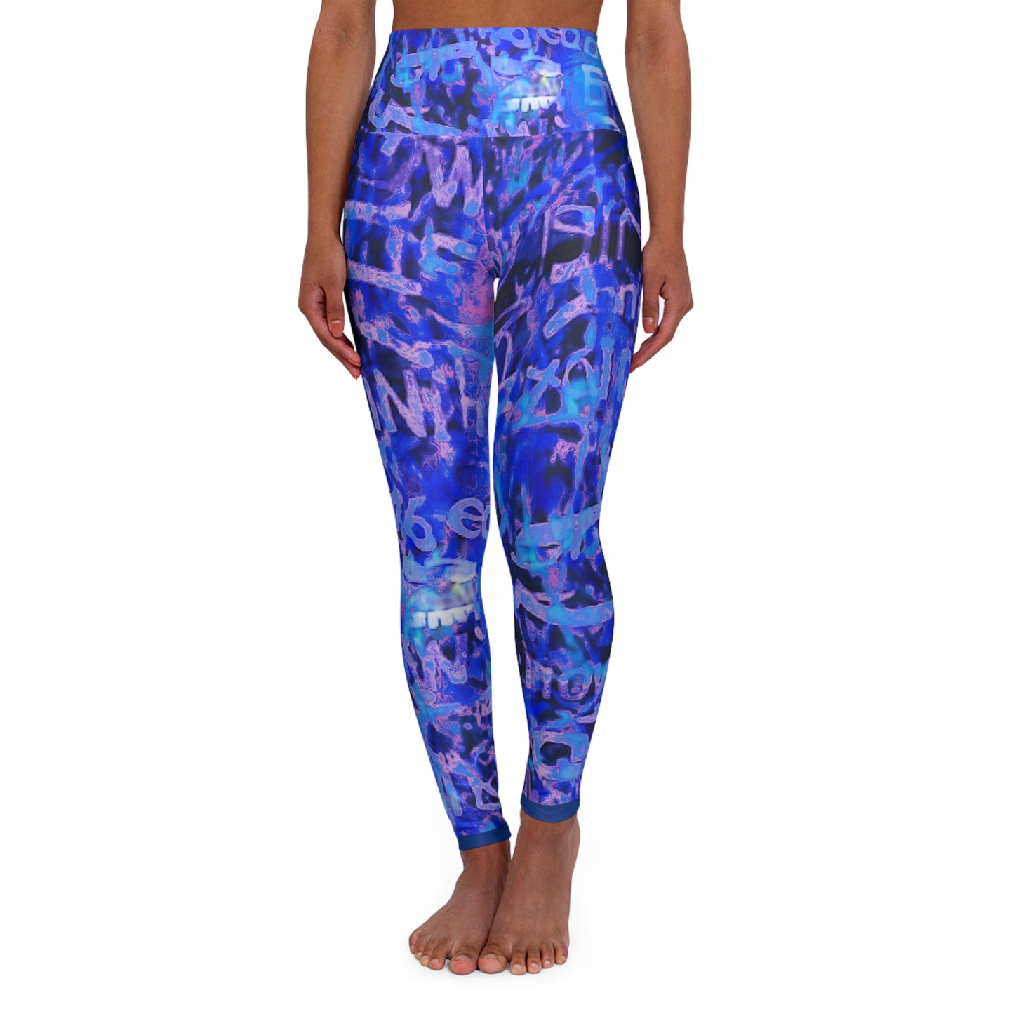Yoga Leggings - Vibrant Kundalini Consciousness Print