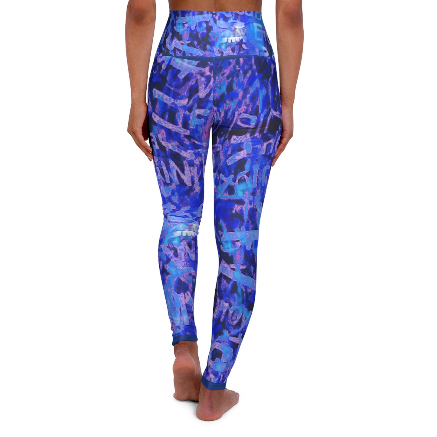 Yoga Leggings - Vibrant Kundalini Consciousness Print