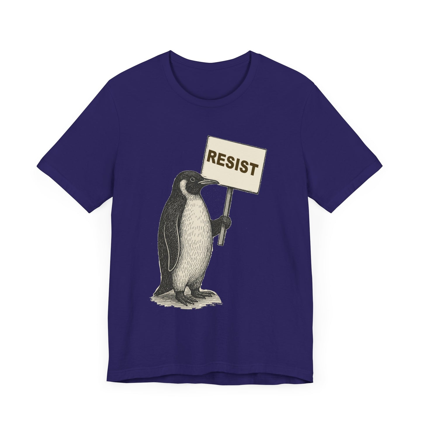Resist all invaders in the this Proud Penguin T Shirt