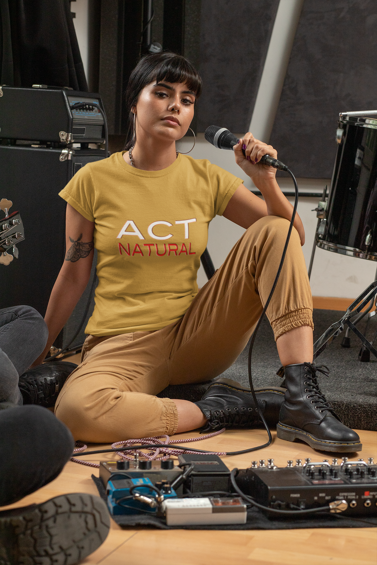 ACT NATURAL in this T