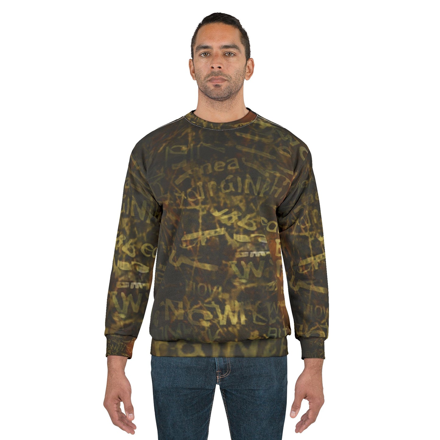Urban Vibe Unisex Sweatshirt with Abstract Typography