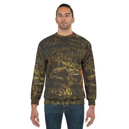 Urban Vibe Unisex Sweatshirt with Abstract Typography