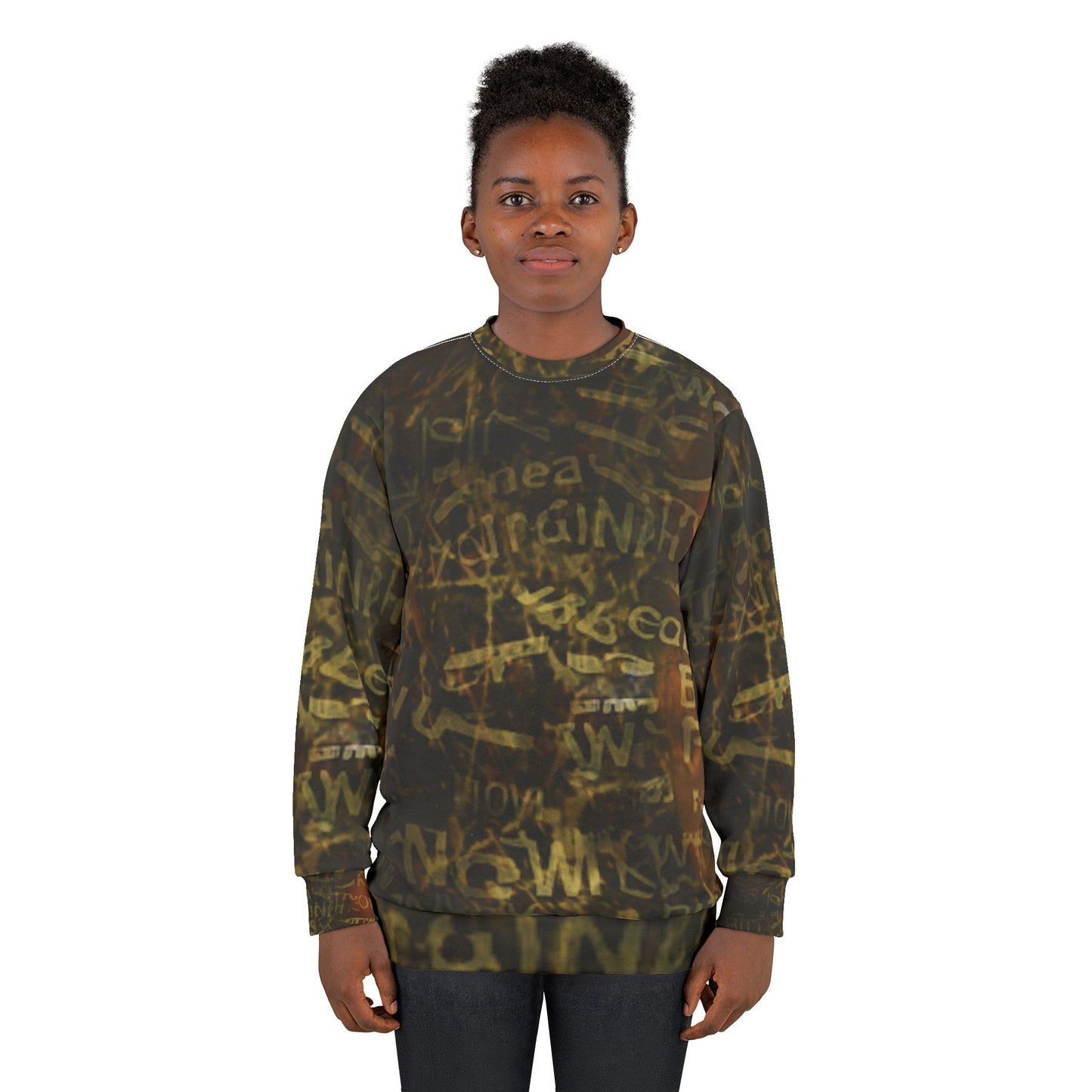 Urban Vibe Unisex Sweatshirt with Abstract Typography