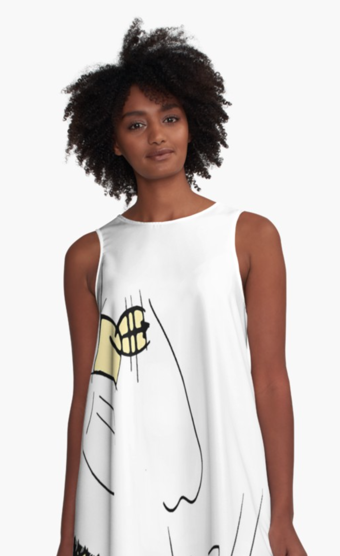 modern art dress Modern Cubist Fashion Girl by Salaam Muhammad Stupell Industries Size: 21" H x 17" W x 1.7" D Format: Metallic Gold Floater Frame