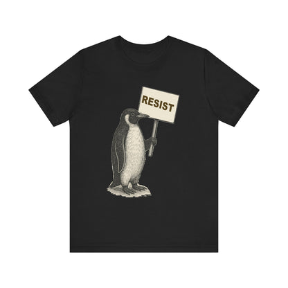 Resist all invaders in the this Proud Penguin T Shirt