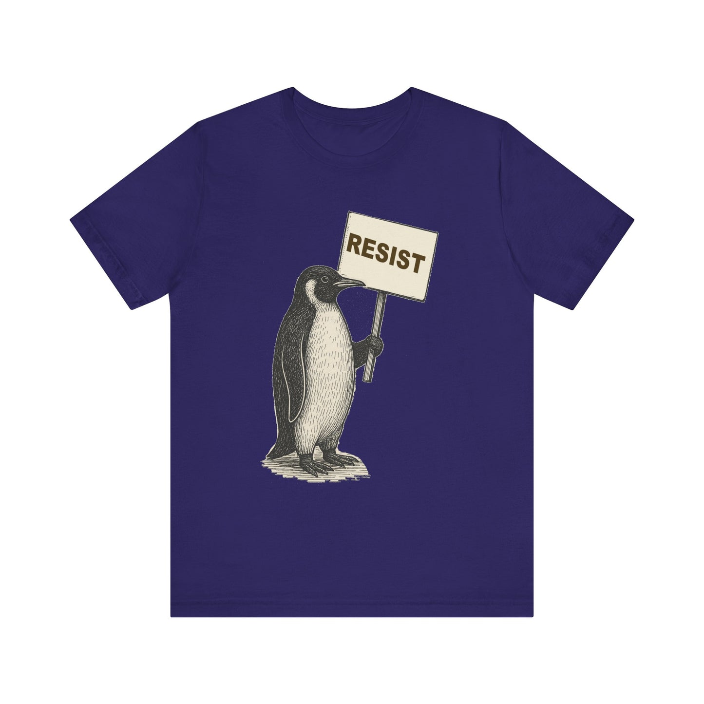 Resist all invaders in the this Proud Penguin T Shirt