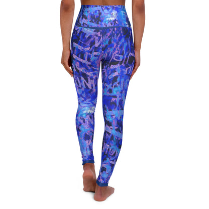 Yoga Leggings - Vibrant Kundalini Consciousness Print